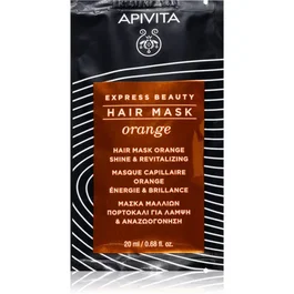 Apivita Orange Mascarilla crema de tratamiento capilar Revitalización 20 ml